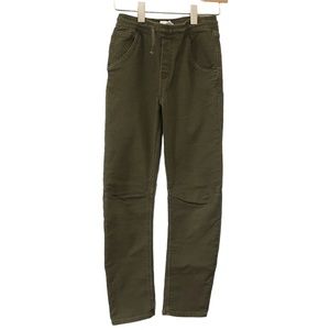 Cat & Jack Green Slim Stretch Comfort Pants 14 Made in Bangladesh.